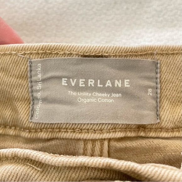 Everlane The Utility Cheeky Straight Leg High Rise Jean in Desert Clay Size 28 - Picture 12 of 13